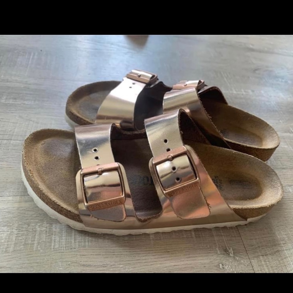Rose Gold Birkenstock’s